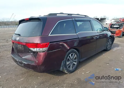 2014 Honda Odyssey Touring/Touring Elite from USA, damaged, VIN 5FNRL5H95EB086865